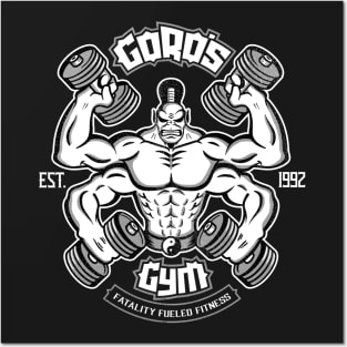 Goro's Gym - Mortal Kombat Gym Tee Posters and Art